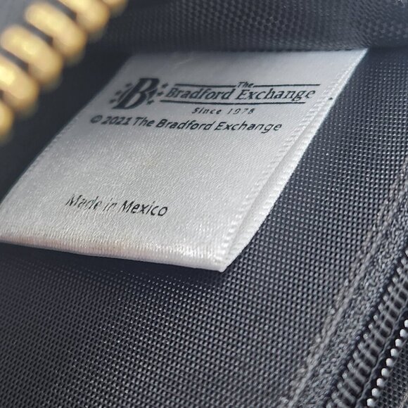 Bradford Exchange Just My Style Wristlet Wallet MS Initials Brown Purse - Picture 4 of 6